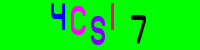 Blue Captcha Image