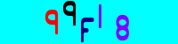 Blue Captcha Image