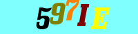 Blue Captcha Image