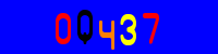 Blue Captcha Image