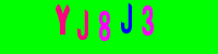 Blue Captcha Image