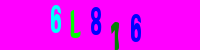 Blue Captcha Image