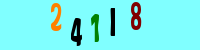 Blue Captcha Image