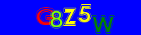 Blue Captcha Image