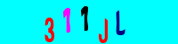 Blue Captcha Image