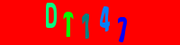 Blue Captcha Image