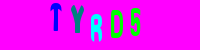 Blue Captcha Image