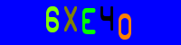 Blue Captcha Image