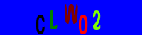 Blue Captcha Image