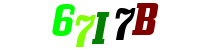 Blue Captcha Image