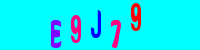 Blue Captcha Image