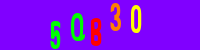 Blue Captcha Image