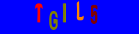 Blue Captcha Image