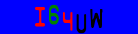 Blue Captcha Image