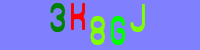 Blue Captcha Image