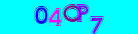Blue Captcha Image