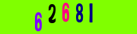 Blue Captcha Image