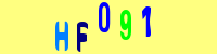 Blue Captcha Image