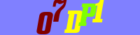 Blue Captcha Image