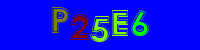 Blue Captcha Image