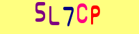 Blue Captcha Image