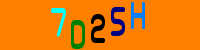 Blue Captcha Image