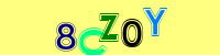 Blue Captcha Image