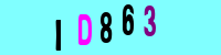 Blue Captcha Image