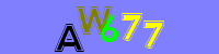 Blue Captcha Image