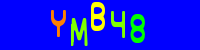 Blue Captcha Image