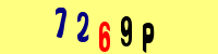 Blue Captcha Image