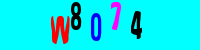 Blue Captcha Image
