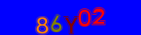 Blue Captcha Image