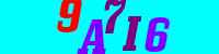 Blue Captcha Image