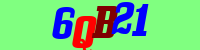 Blue Captcha Image