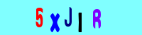 Blue Captcha Image