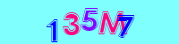 Blue Captcha Image