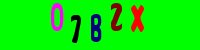 Blue Captcha Image