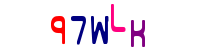 Blue Captcha Image