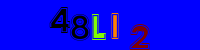 Blue Captcha Image