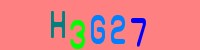 Blue Captcha Image