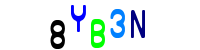 Blue Captcha Image