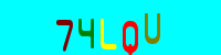 Blue Captcha Image