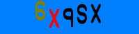 Blue Captcha Image