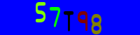 Blue Captcha Image