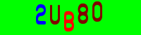 Blue Captcha Image