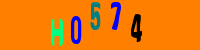 Blue Captcha Image
