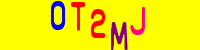 Blue Captcha Image