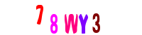Blue Captcha Image