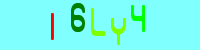 Blue Captcha Image